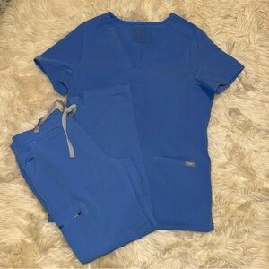 Women’s Figs S & S Petite SET in Blue